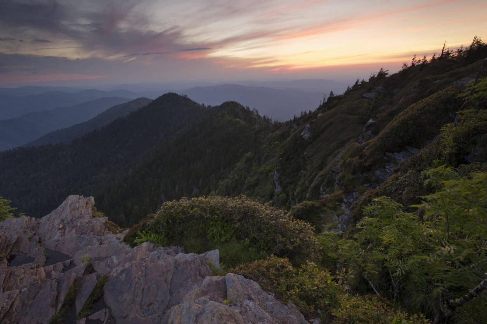 Mt. LeConte Sunset | Black Visual